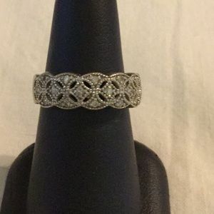 Vintage Style Band Ring 10k